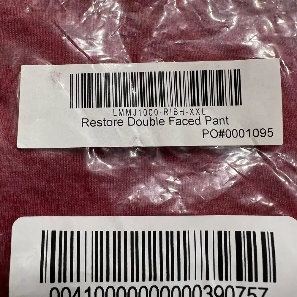 Lunya Lahgo Restore Double Faced Red Heathered Jogger Athletic Pant XL NWT - Picture 10 of 13